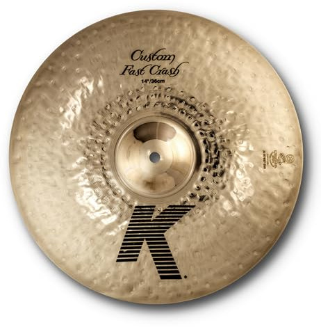 Zildjian K Custom Series - 14 Inch Fast Crash Cymbal - Brilliant finish