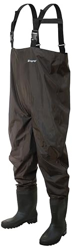 FROGG TOGGS Rana II PVC Bootfoot Chest Wader, Cleated or Felt