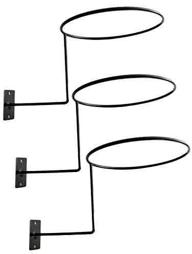 Almencla Lotes de 3 Perchas de Soporte de Casco de Pared para Pañuelos de Sombrero de Vaquero de Pintor - 04