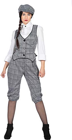 Wilbers&Wilbers W3204020-36 grau Damen 1920 er Jahre Frau Kostüm Lizzie Gr.36