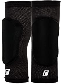 Reusch Herren Torwart Elbow Protector Sleeve, Fußball Torhüter Ellbogenschoner gepolstert Bandage Kompression für Erwachsene Kinder Jugend zur Vermeidung von Verletzungen, Schwarz