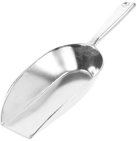 Aluminum Alloy Multi-functional Ice Shovel and Food Scoop Practical Kitchen Tool for Flour Protein Powders for Home Restaurants and Milk Tea Shops Small