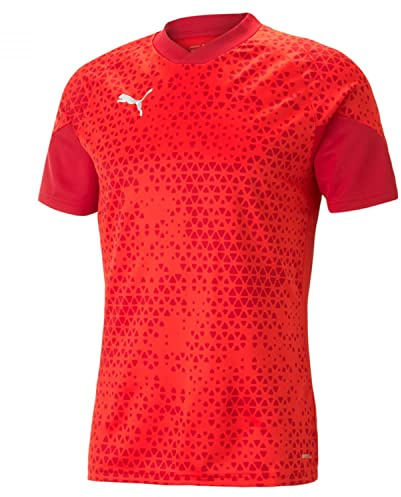 Puma Camiseta de Entrenamiento Teamcup, Hombre, Puma Rojo, L