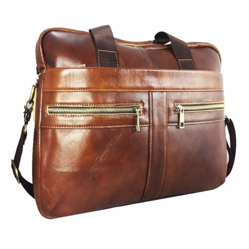 Okaymobile Businesstasche Herren für Acer Aspire 3 4 5 7 Notebook Aktentasche Handtasche Vintage Laptoptasche Arbeitstasche Umhängetasche Schultertasche Crossbody Bags Arbeit Reise Collegetasche