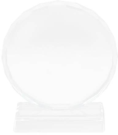 YARNOW Trophée De Cristal Transparent 10X8X3.5Cm Accessoire De Récompense pour Sports Et Loisirs Décoration De Bureau Et Fête
