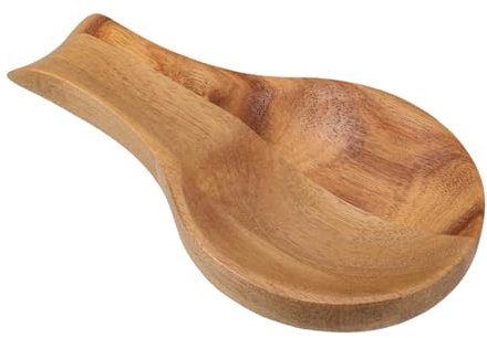 ULTECHNOVO Repose-cuillère Bois Pour Cuisine Support De Cuillère Bois Pour Comptoir Pour Cuillères Et Spatules Accessoire De Décoration