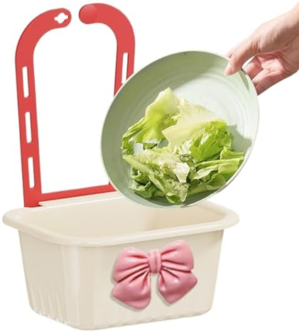 Byuexhp Passoire de rinçage - Panier pour restes alimentaires - Support de chiffon de rinçage monté sur le robinet - Filtre pour bols seufs, restes alimentaires, thé, cheveux, restes alimentaires