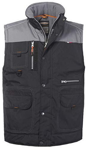 Rossini Trading HH624ZYHL Gilet Invernale Bradford, Nero/Grigio, L