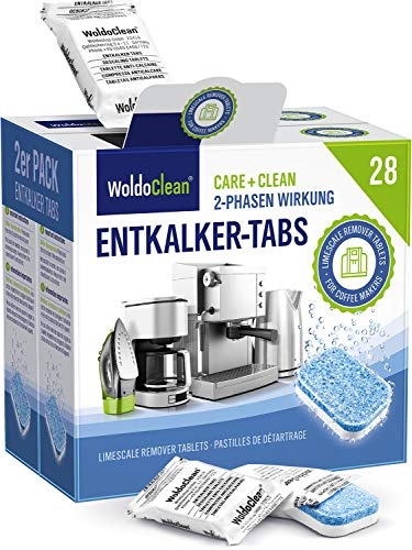 Entkalkungstabletten 2in1 kompatibel für Siemens EQ Kaffeevollautomaten - 28x 2-Phasen Tabs