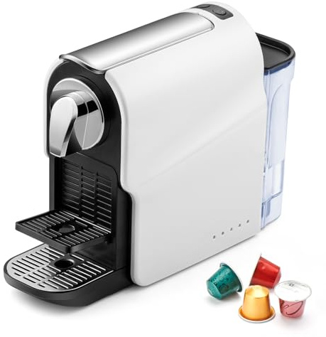 beanglass Espresso Pod Machine for Home, Capsule Coffee Maker for NS Original Pods, 20 Bar High Pressure Pump, 22oz Removable Water Tank, Adjustable Cup Tray, 1350W