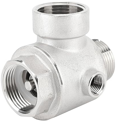 Candeon Rückschlagventil, 5 Wege Messing Rückschlagventil, DN25 1 Zoll Rückschlagventil (30mm) Innengewinde, Federbelastet Rückflussverhinderer Rückschlagventil Für Frequenzumwandlungswasserpumpe