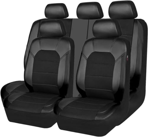 SKORDO Bilsätesöverdrag passar för Skoda Yeti Kodiaq Octavia Superb Fabia Rapid Karoq Kamiq