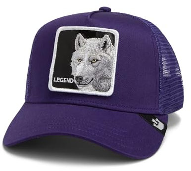 Goorin Bros. Legendary Wolf A-Frame Trucker Cap Violet Noir