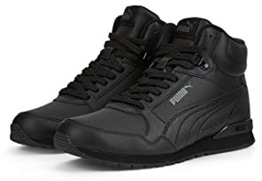 PUMA Unisex ST Runner v3 Mid L Sneaker, Black Black-Dark Shadow, 45 EU