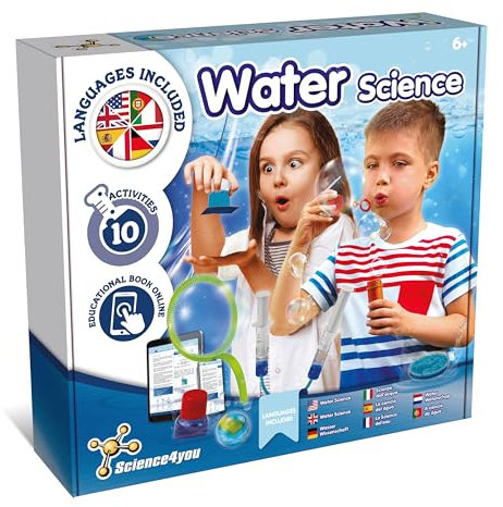 Science4you Wasserblasen Experimentierkasten – Experimentierkasten des Wassers und Machen Sie Ihre Eigenen Seifenblasen, Erstellen Sie riesige Seifenblasen, Set Geschenk für Kinder 6 7 8 9+