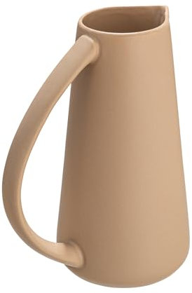 Bloomingville Modern Stoneware Pitcher, Putty Beige
