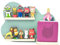 Harewu Regal Magnetisch für Kompatibel mit Toniebox,for Tonie Puppen Grün Wolke Toniebox Regal,Wandregal Kinderzimmer Zubehör für Toniebox Starterset Mädchen und Jungen(Grün)