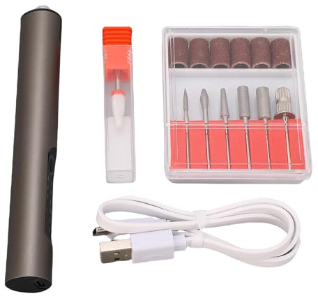 Strumento Rotativo senza Fili, Utensile Elettrico con 3 Velocità, Luce LED, Batteria Ricaricabile, Design Leggero - Silenzioso, Versatile per Incisione e Lucidatura