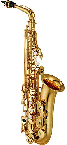 Yamaha YAS-480 Intermediate Eb Alto Saxophone, Gold Finish