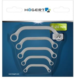 Hogert Technik Chiave ad anello doppia HT1W599 Acciaio al cromo-vanadio