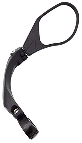 Hafny New Handlebar Bike Mirror, HD,Blast-Resistant, Glass Lens, HF-MR088LS (Left) (HF-M903RS-FR01 (Handlebar Fitting Right Side, Silver Glass))