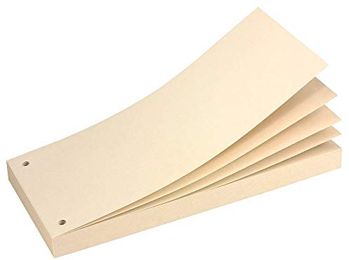 70 Trennstreifen Block beige chamois Karton 180 g/qm 24,0 x 10,5 cm