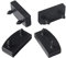 XIAONAN 55-56mm 20PCS Lattenhalter (Lattenrost) für Mittelschiene Ersatz Bett Lamelle Inhaber Kits Plastik Ende Kappen Inhaber Breite 56 mm x Höhe 9 mm (Innenmaß)