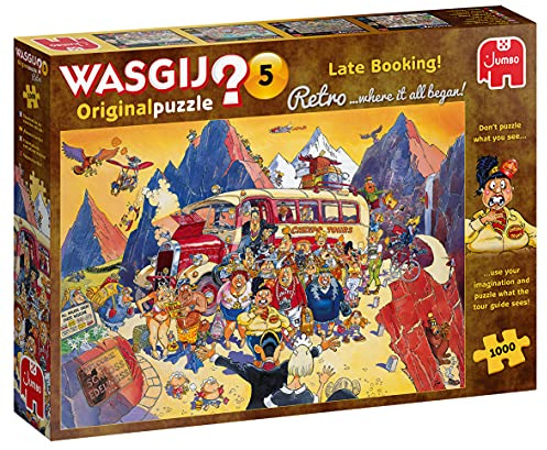Jumbo, Wasgij, Retro Original 5 - Late Booking!, Jigsaw Puzzles for Adults, 1,000 piece