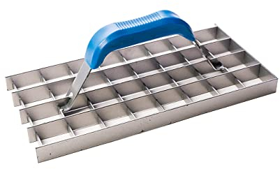 Gitterrabot zum Egalisieren und Abreiben von Putz - Schleifraspel - Putzhobel - Putzraspel - aus verzinktem Stahl mit Softgriff - stabile Ausführung