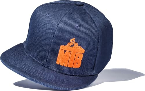 Berretto da Bici per Bambino: MTB - Mountain Bike Cappellini da Baseball Bambini Bambina cap Berretto - Regalo Compleanno Ragazzo Percorso Bicicletta BMX Sport Outdoor (Blu)