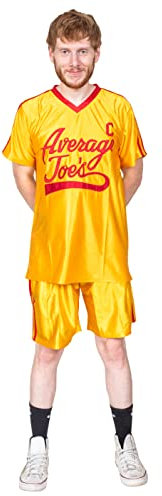 Dodgeball Joe's Team Captain La Fleur topp och shorts set halloween kostym cosplay