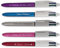 KDO 3D BIC Kugelschreiber, 4 Farben, glänzend, personalisierbar, nützliches Geschenk für Büro, Schule, personalisierbar, 1 stück (1er Pack)