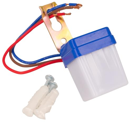 Dämmerungssensor für den Außenbereich, Photo Cell Sensor, 220 V, 6 A, IP44, Mini-Dämmerungsschalter, Lichtsensor, automatische Lichtsteuerung