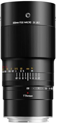 TTARTISAN 100mm F2.8 Macro 2X Camera Lens for Nikon Z Mount Full Frame Manual Focus Lens for Miniature Photography