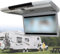 1080P Car Video Player, 17.3 Inch HD Wide Screen Car Overhead Roof Mounted Monitor Ultra-Thin Flip Down TV for Cars Support FM/IR/USB/SD/HDMI Input (No DVD Drive),Grey