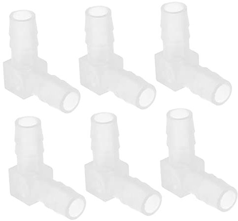 Toyvian 6piezas Conectores De Púas Accesorios De Plástico para Manguera Dentada Conectores De Plástico para Manguera Accesorios De De