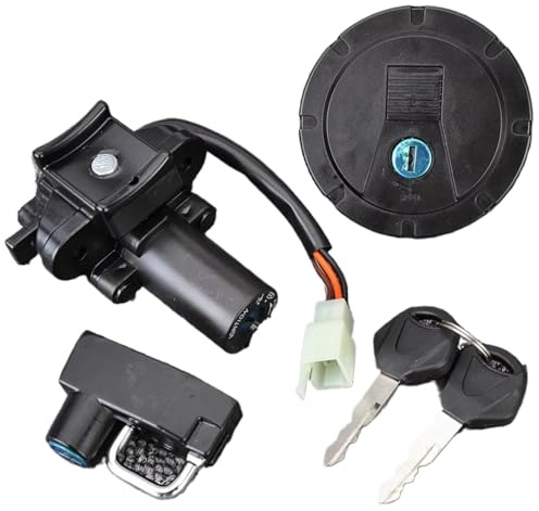 Candados Cierres Moto Compatible Con KLX125 2010-2014 Para KLX250 KLX250S 2009-2014 Interruptor Encendido Tapa Combustible Para Juego Cerradura Asiento