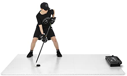 Better Hockey Extreme Dryland Flooring Tiles Passing Kit XL - Awesome Training Aid for Shooting and Stickhandling - Puck Rebounder for One-Timers