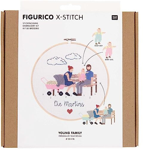broderi pack figurico young familj
