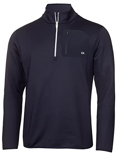Calvin Klein Mens Delta Golf Sweater - Navy - XXL
