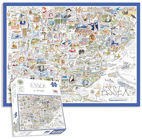 Compical Map of Essex – Tim Bulmer – 1000 Teile Puzzle