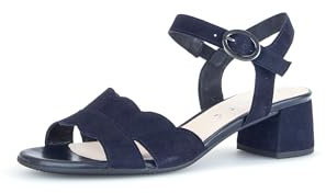 Gabor Damen Riemchensandalen, Frauen Sandalen,Best Fitting,Sandaletten,Sommersandalen,Sommerschuhe,Freizeitschuhe,Atlantik,38.5 EU / 5.5 UK