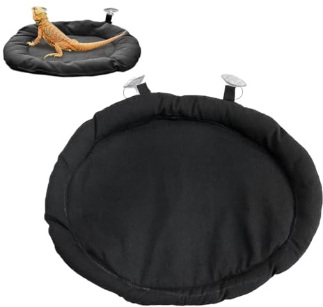 Bearded Dragon Bed,Lizard Sleep Cushion Soft Mat with Suction Cup for Small Pets Reptile Leopard Geck Carpet Car Travel