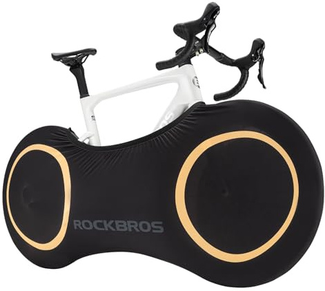 ROCKBROS Cykelöverdrag Anti-Damm Vattentät Elastisk Förvaringsväska med Hjulskydd Kompatibel med Gravel MTB 26-29 tum