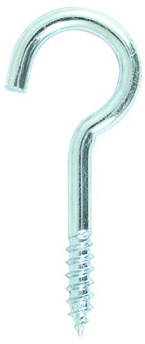 TIMco 100SHP BZP skruvkrokar 60 mm – zink (paket med 4)