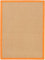 carpetfine Sisalteppich Orange 60x110 cm | Moderner Teppich für Wohn- und Schlafzimmer