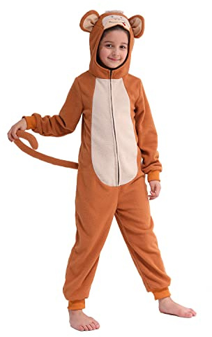 Sincere Party Fleece Combination for Kids Unisex Animal Costume