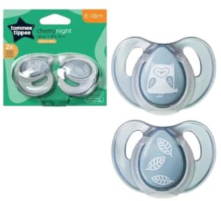 Tommee Tippee 2 Cherrynight Schnuller, 6-18 Monate