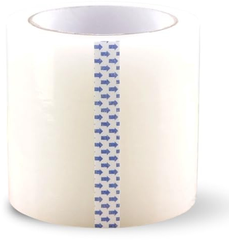 AGRI plus Gewächshausfolie-Reparaturband I 100 mm x 25 m I 125 µ I Hochwertiges Klebeband aus PE I Band zum Reparieren von Folie, Plane & Gewächshaus I Transparent, wasserfest & UV-beständig