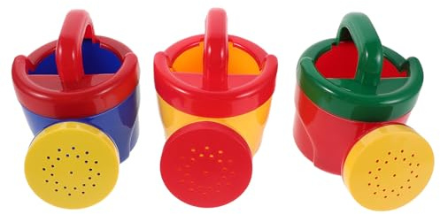 BESPORTBLE Lot de 3 Jouets d'arrosage : arrosoir de Dessin animé, Seau de pulvérisation en Plastique, arrosoir pour Plantes, Jouets de Bain pour Enfants, Jeux de Plage et de Sable